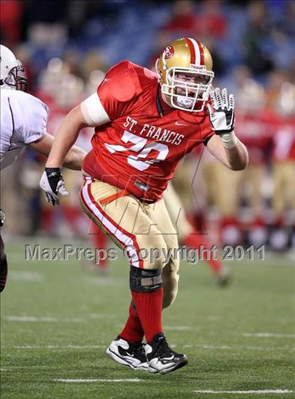 Thumbnail 2 in St. Joseph's Collegiate vs. St. Francis (Monsignor Martin Class AA Final) photogallery.
