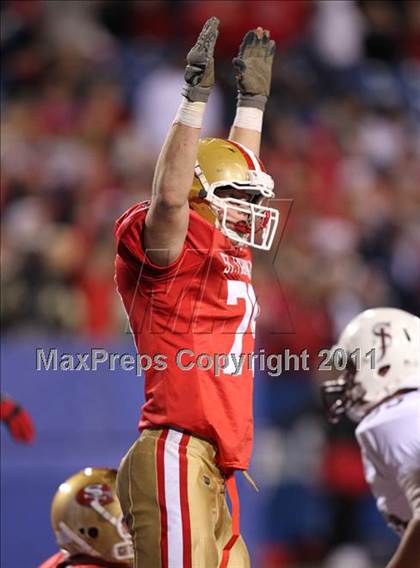 Thumbnail 1 in St. Joseph's Collegiate vs. St. Francis (Monsignor Martin Class AA Final) photogallery.