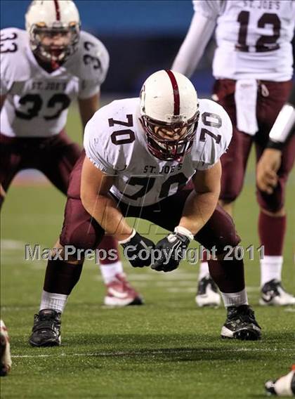 Thumbnail 1 in St. Joseph's Collegiate vs. St. Francis (Monsignor Martin Class AA Final) photogallery.