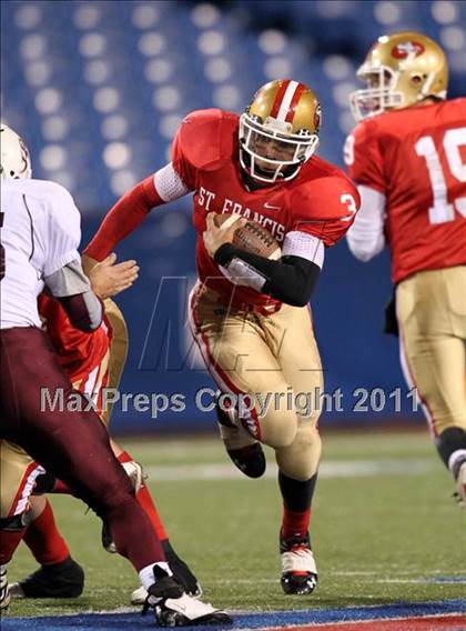 Thumbnail 2 in St. Joseph's Collegiate vs. St. Francis (Monsignor Martin Class AA Final) photogallery.