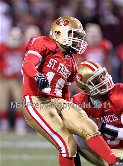 Thumbnail 1 in St. Joseph's Collegiate vs. St. Francis (Monsignor Martin Class AA Final) photogallery.