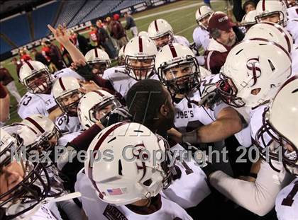 Thumbnail 2 in St. Joseph's Collegiate vs. St. Francis (Monsignor Martin Class AA Final) photogallery.