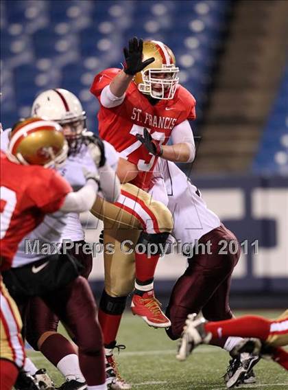 Thumbnail 2 in St. Joseph's Collegiate vs. St. Francis (Monsignor Martin Class AA Final) photogallery.