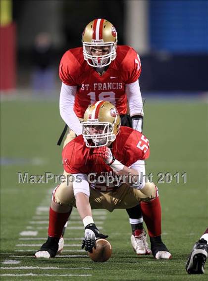 Thumbnail 1 in St. Joseph's Collegiate vs. St. Francis (Monsignor Martin Class AA Final) photogallery.