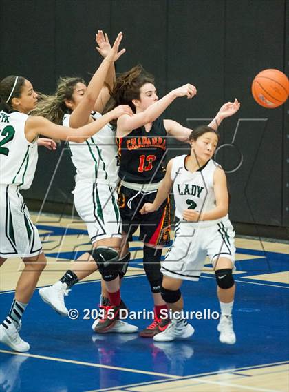 Thumbnail 2 in Chaparral vs Fairmont Prep (NIKE Tournament of Champions) photogallery.