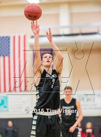 Thumbnail 2 in Eaglecrest vs. Fossil Ridge (CHSAA Sweet 16) photogallery.