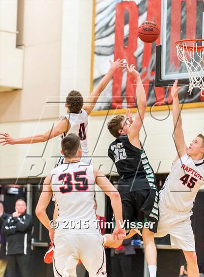 Thumbnail 1 in Eaglecrest vs. Fossil Ridge (CHSAA Sweet 16) photogallery.