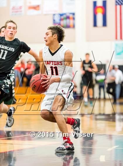 Thumbnail 1 in Eaglecrest vs. Fossil Ridge (CHSAA Sweet 16) photogallery.