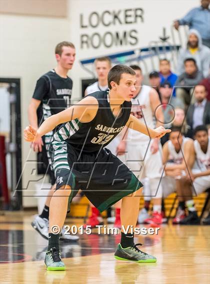 Thumbnail 2 in Eaglecrest vs. Fossil Ridge (CHSAA Sweet 16) photogallery.