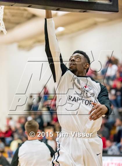 Thumbnail 1 in Eaglecrest vs. Fossil Ridge (CHSAA Sweet 16) photogallery.