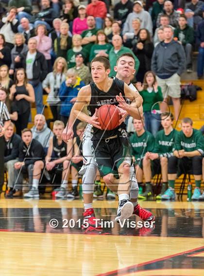 Thumbnail 1 in Eaglecrest vs. Fossil Ridge (CHSAA Sweet 16) photogallery.