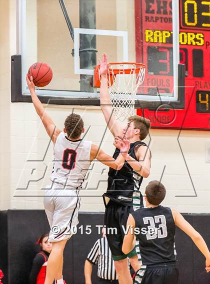 Thumbnail 3 in Eaglecrest vs. Fossil Ridge (CHSAA Sweet 16) photogallery.