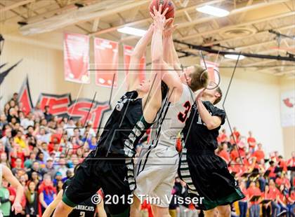 Thumbnail 1 in Eaglecrest vs. Fossil Ridge (CHSAA Sweet 16) photogallery.