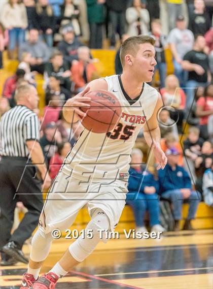 Thumbnail 1 in Eaglecrest vs. Fossil Ridge (CHSAA Sweet 16) photogallery.