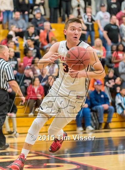 Thumbnail 3 in Eaglecrest vs. Fossil Ridge (CHSAA Sweet 16) photogallery.