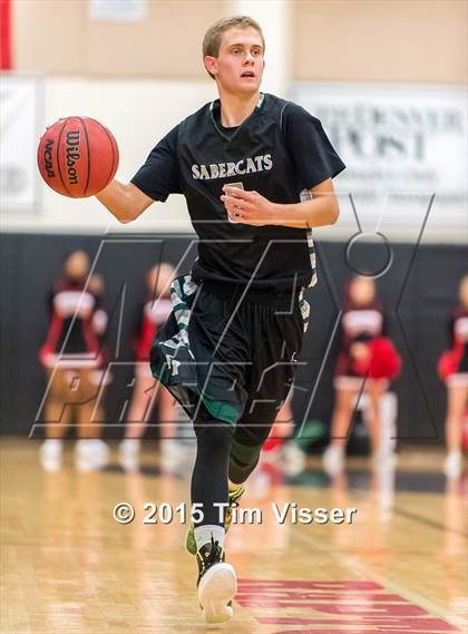 Thumbnail 2 in Eaglecrest vs. Fossil Ridge (CHSAA Sweet 16) photogallery.