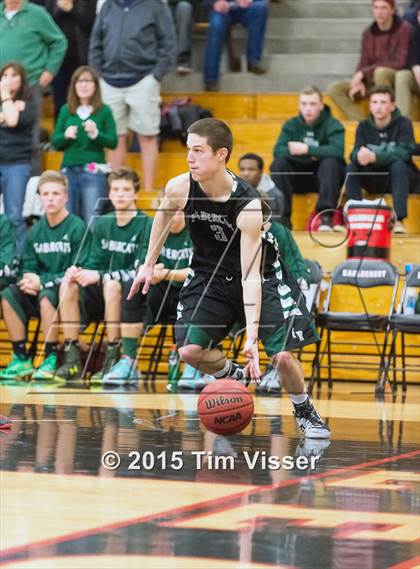 Thumbnail 3 in Eaglecrest vs. Fossil Ridge (CHSAA Sweet 16) photogallery.