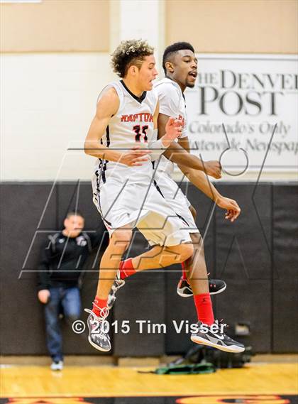 Thumbnail 1 in Eaglecrest vs. Fossil Ridge (CHSAA Sweet 16) photogallery.