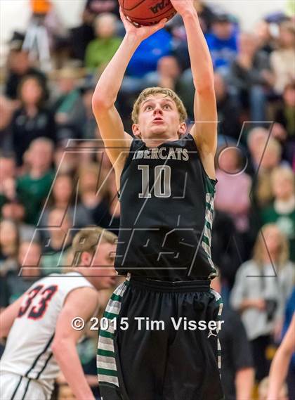 Thumbnail 3 in Eaglecrest vs. Fossil Ridge (CHSAA Sweet 16) photogallery.