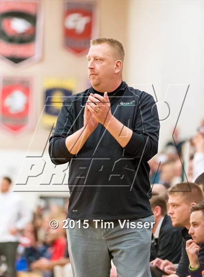 Thumbnail 2 in Eaglecrest vs. Fossil Ridge (CHSAA Sweet 16) photogallery.