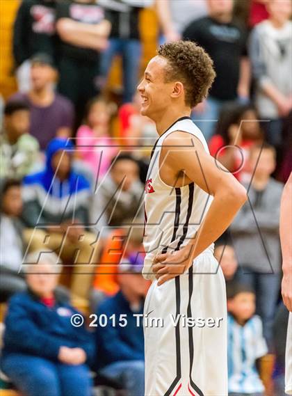 Thumbnail 2 in Eaglecrest vs. Fossil Ridge (CHSAA Sweet 16) photogallery.