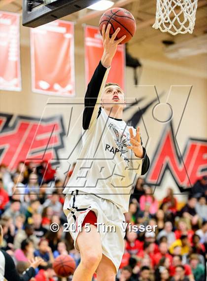 Thumbnail 3 in Eaglecrest vs. Fossil Ridge (CHSAA Sweet 16) photogallery.
