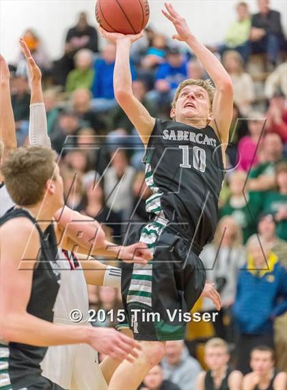 Thumbnail 1 in Eaglecrest vs. Fossil Ridge (CHSAA Sweet 16) photogallery.
