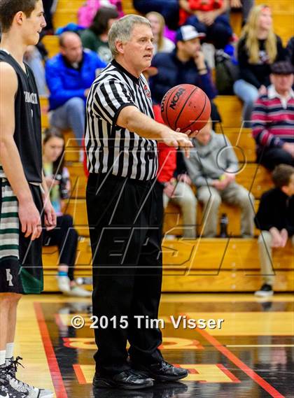 Thumbnail 3 in Eaglecrest vs. Fossil Ridge (CHSAA Sweet 16) photogallery.