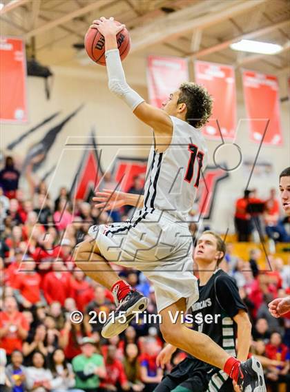 Thumbnail 2 in Eaglecrest vs. Fossil Ridge (CHSAA Sweet 16) photogallery.
