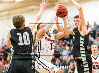 Thumbnail 2 in Eaglecrest vs. Fossil Ridge (CHSAA Sweet 16) photogallery.