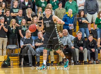Thumbnail 3 in Eaglecrest vs. Fossil Ridge (CHSAA Sweet 16) photogallery.