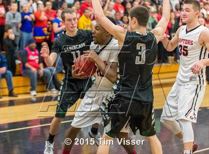 Thumbnail 1 in Eaglecrest vs. Fossil Ridge (CHSAA Sweet 16) photogallery.