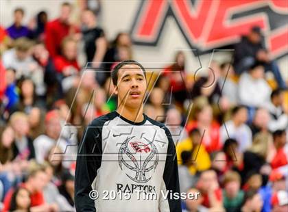 Thumbnail 2 in Eaglecrest vs. Fossil Ridge (CHSAA Sweet 16) photogallery.