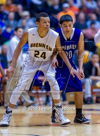 Thumbnail 3 in Brennan vs. Warren (6A Regional Quarterfinals) photogallery.