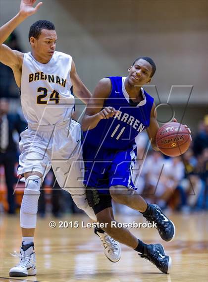 Thumbnail 2 in Brennan vs. Warren (6A Regional Quarterfinals) photogallery.