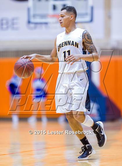 Thumbnail 3 in Brennan vs. Warren (6A Regional Quarterfinals) photogallery.