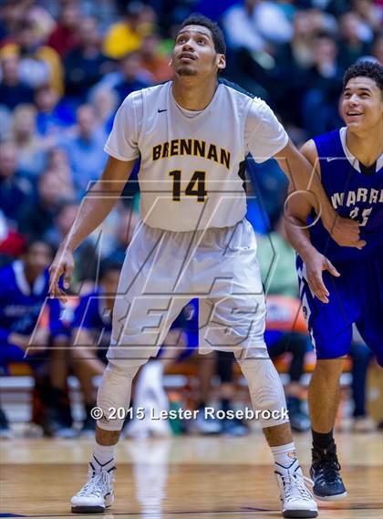 Thumbnail 3 in Brennan vs. Warren (6A Regional Quarterfinals) photogallery.
