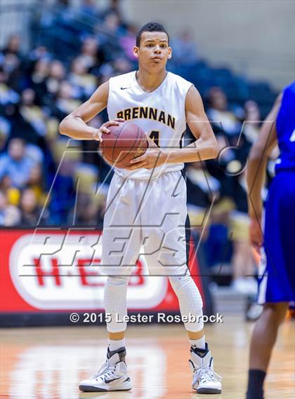 Thumbnail 1 in Brennan vs. Warren (6A Regional Quarterfinals) photogallery.