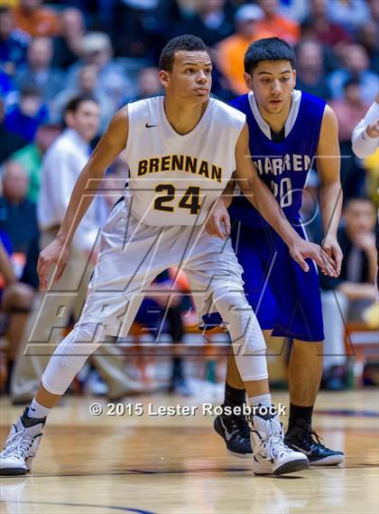 Thumbnail 1 in Brennan vs. Warren (6A Regional Quarterfinals) photogallery.
