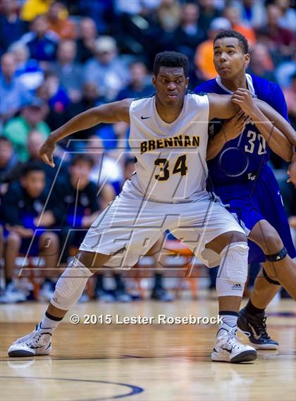 Thumbnail 1 in Brennan vs. Warren (6A Regional Quarterfinals) photogallery.