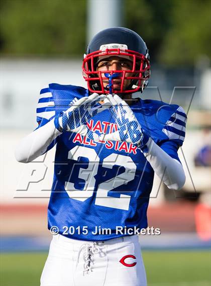 Thumbnail 1 in 2015 Native All-Star Football Classic (Red Hawks vs. Blue Eagles) photogallery.