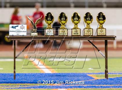 Thumbnail 1 in 2015 Native All-Star Football Classic (Red Hawks vs. Blue Eagles) photogallery.