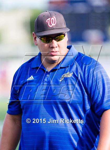 Thumbnail 2 in 2015 Native All-Star Football Classic (Red Hawks vs. Blue Eagles) photogallery.