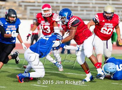 Thumbnail 1 in 2015 Native All-Star Football Classic (Red Hawks vs. Blue Eagles) photogallery.