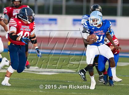 Thumbnail 1 in 2015 Native All-Star Football Classic (Red Hawks vs. Blue Eagles) photogallery.