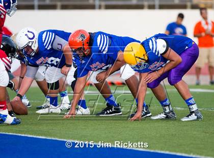 Thumbnail 1 in 2015 Native All-Star Football Classic (Red Hawks vs. Blue Eagles) photogallery.