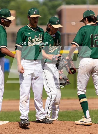 Thumbnail 1 in Hall vs Enfield (CIAC Class LL 1st Round) photogallery.