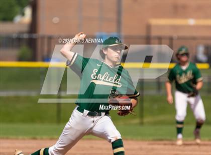 Thumbnail 2 in Hall vs Enfield (CIAC Class LL 1st Round) photogallery.
