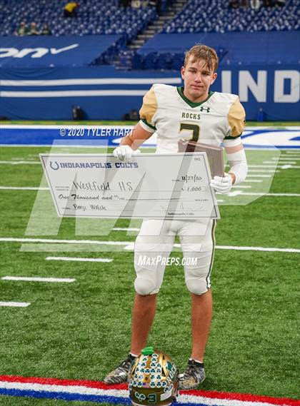 Thumbnail 2 in Westfield vs. Center Grove (IHSAA 6A State Final) photogallery.