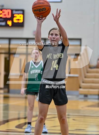 Thumbnail 2 in Evansville North vs Mt Vernon (IBCA / IHSAA Showcase) photogallery.